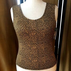 Cinema Exoile Leopard Print Tank Top